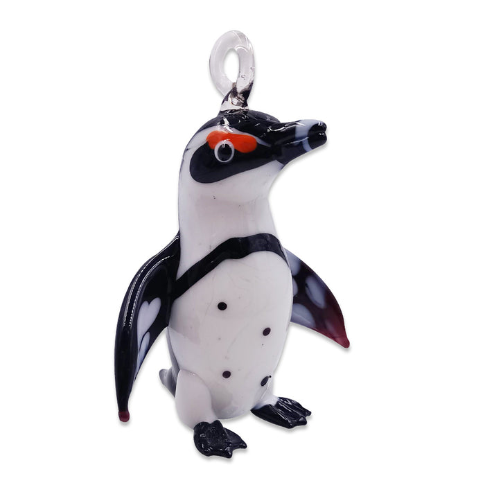 Mississippi Aquarium Penguin Glass Ornament