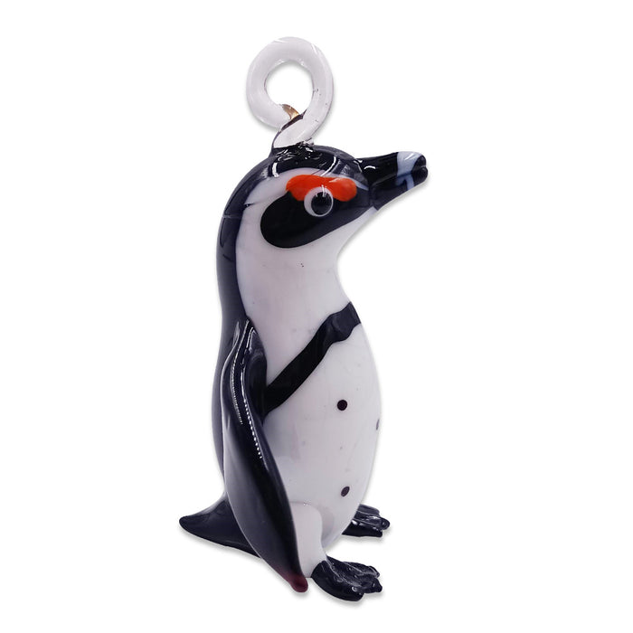 Mississippi Aquarium Penguin Glass Ornament