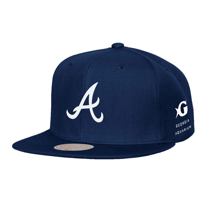 Mitchell and Ness X Georgia Aquarium Braves Cap