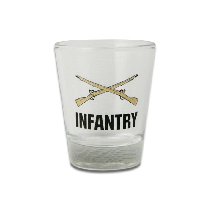 Infantry Branch Insignia Shot Glass