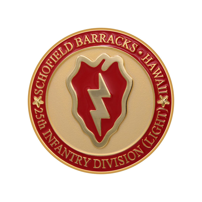 National Infantry Museum Army 25th Division Coin
