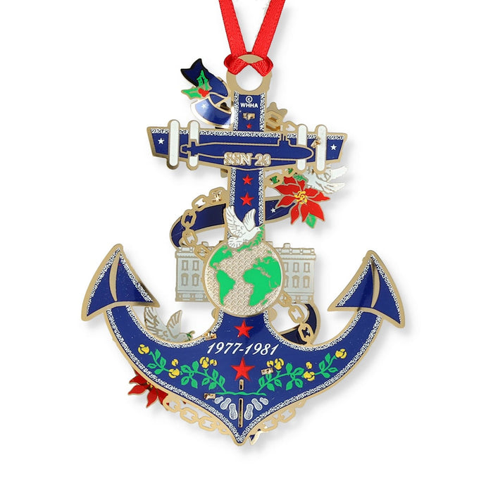 White House Christmas Ornament 2024