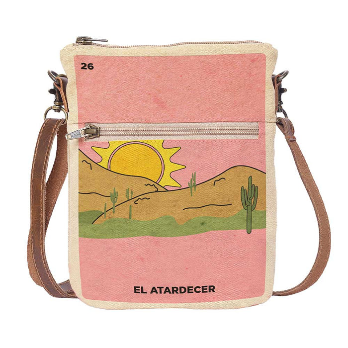 Desert Botanical Garden Loteria El Atardecer Sling Bag