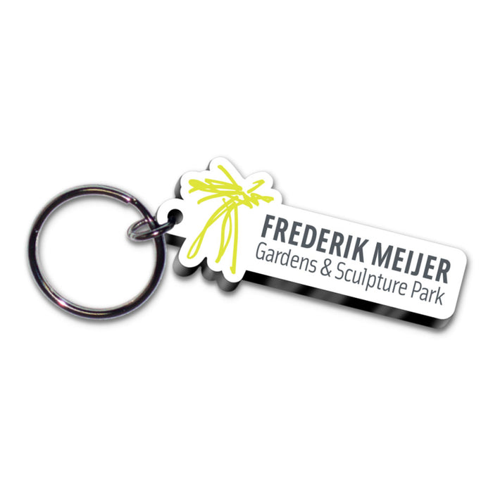 Frederik Meijer Gardens & Sculpture Park Logo 3D Wood Keychain