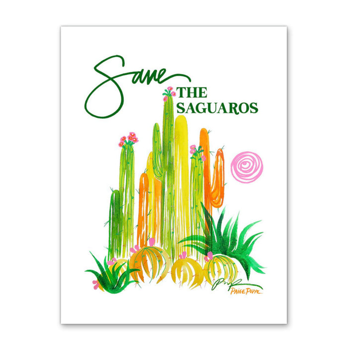 Desert Botanical Garden Save the Saguaros Sticker