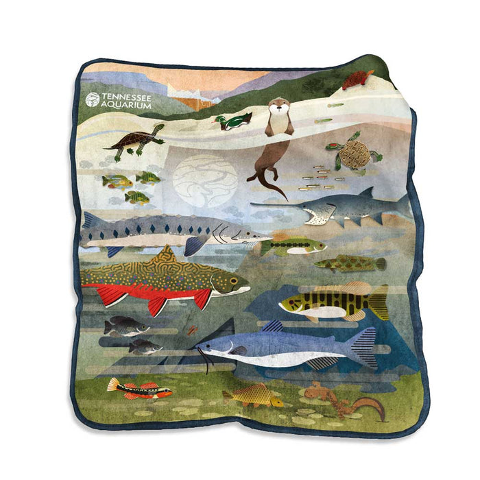 Tennessee Aquarium Blanket