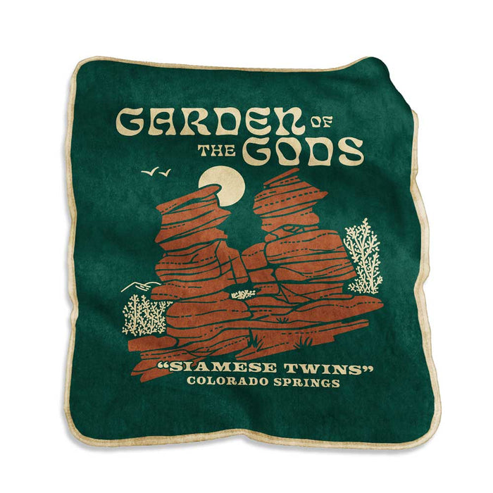 Garden of the Gods Raschel Blanket