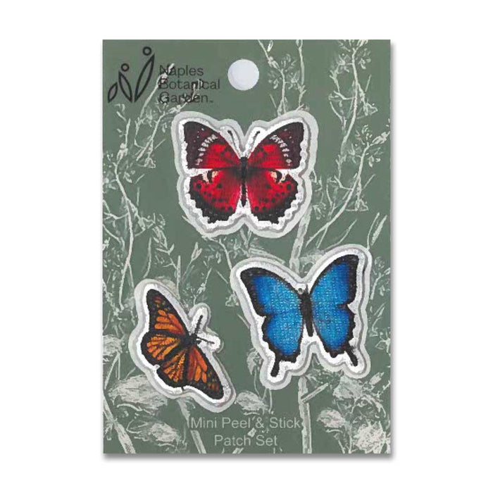 Naples Botanical Garden Butterfly Mini Peel & Stick Patch Set