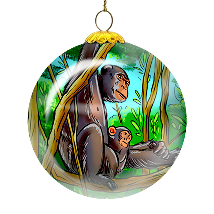 Lincoln Park Zoo Gorillas 2024 Ornament