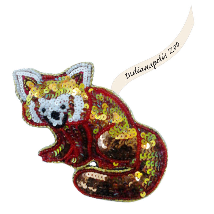 Indianapolis Zoo Sequin Red Panda Ornament