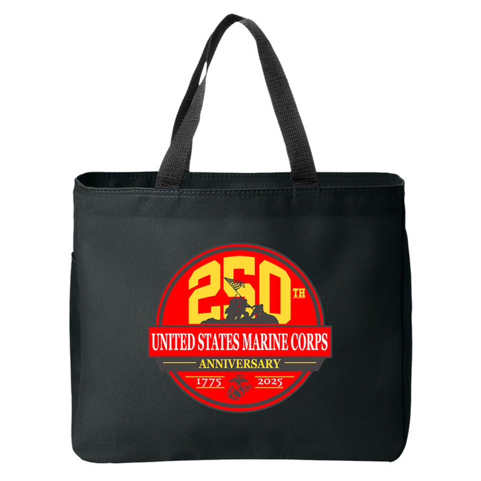 United States Marine Corps 250th Anniversary Tote Bag