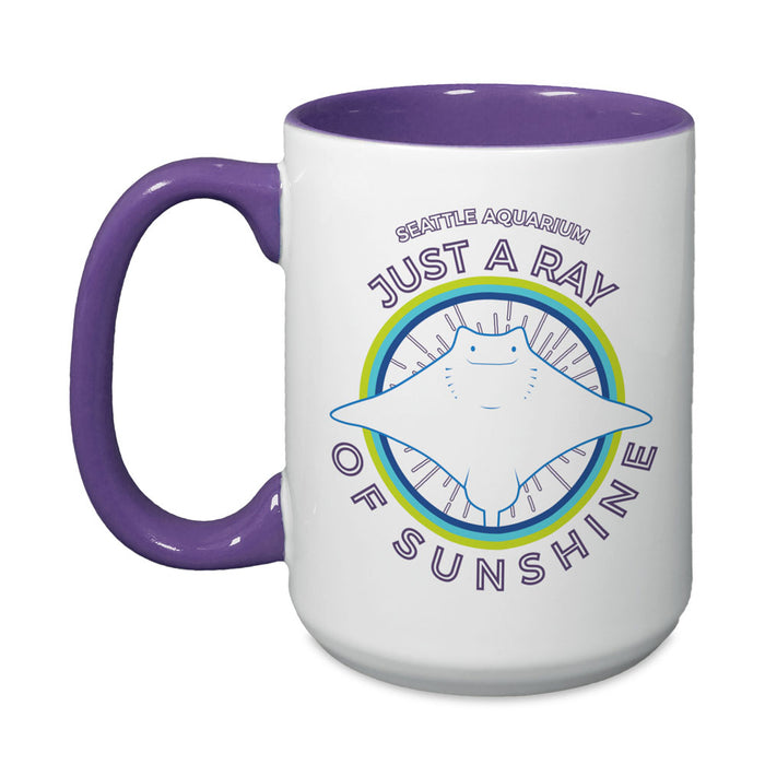 Seattle Aquarium Ray of Sunshine Mug