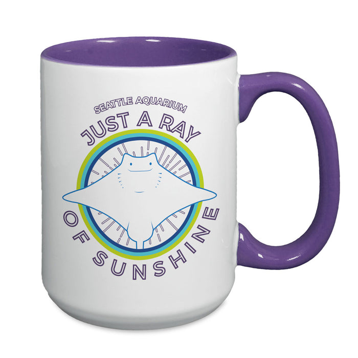 Seattle Aquarium Ray of Sunshine Mug