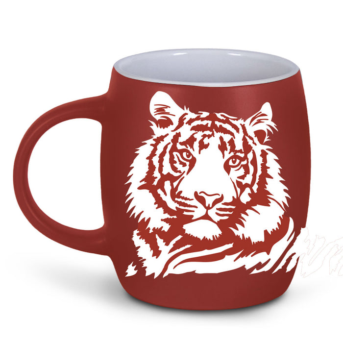 Zoo Knoxville Etched Red Tiger Mug