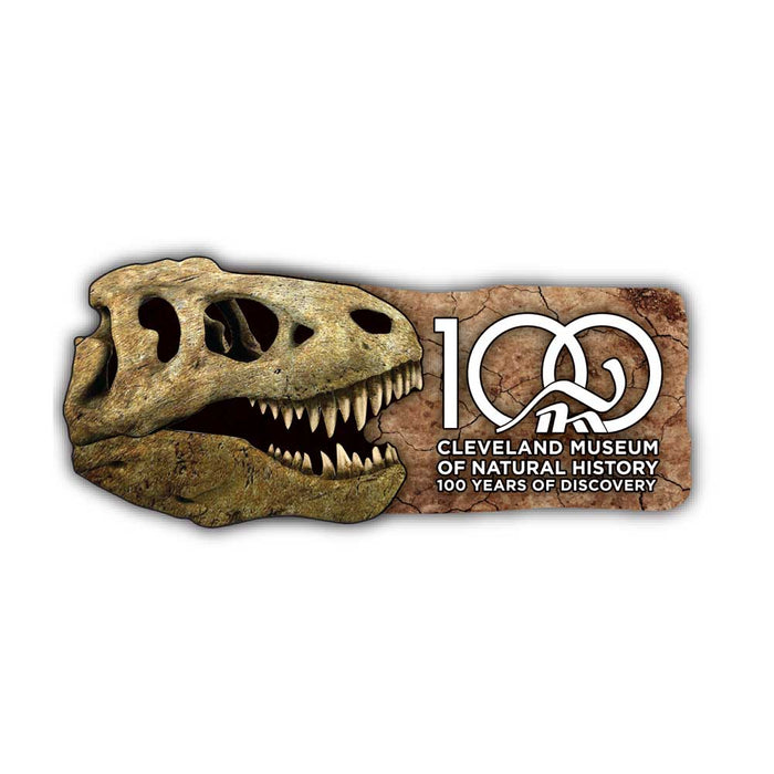 Cleveland Museum of Natural History 100 Years Dinosaur Magnet