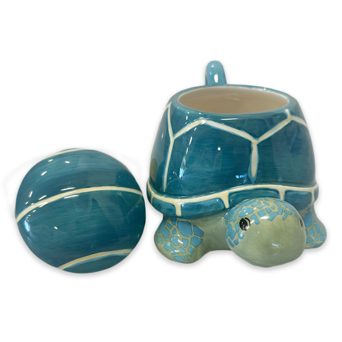 3D Turtle Mug With Lid