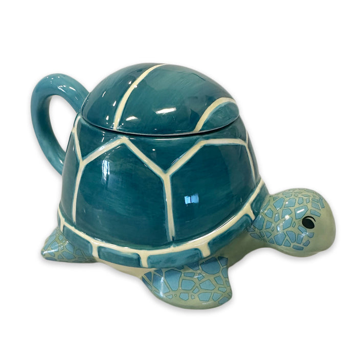 3D Turtle Mug With Lid