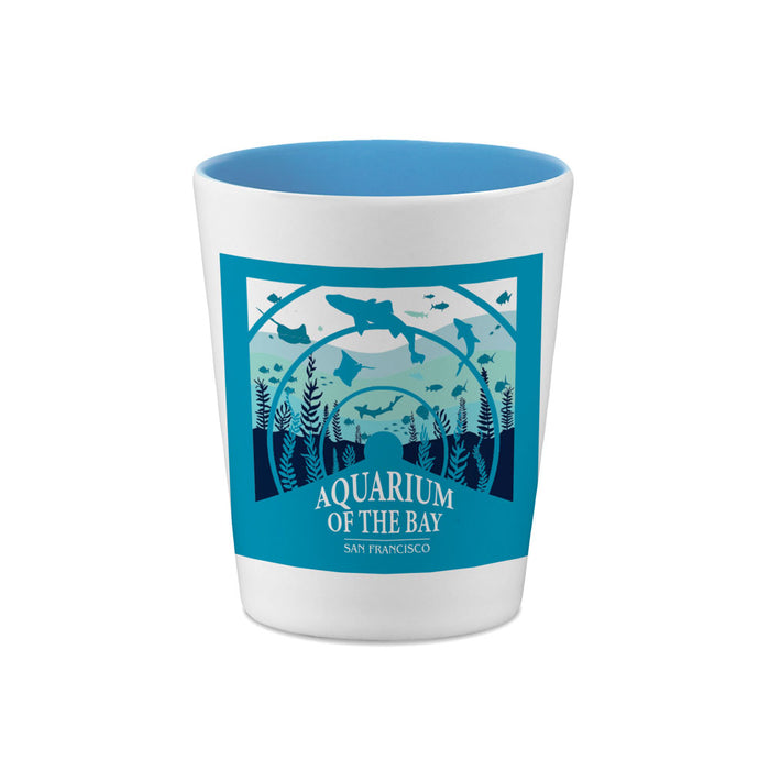 Aquarium of the Bay Shark Tunnel Shot Glass