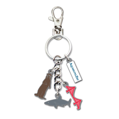 Aquarium of the Bay Dangle Keychain