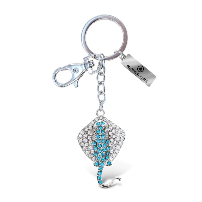 Discovery Place Stingray Bling Keychain