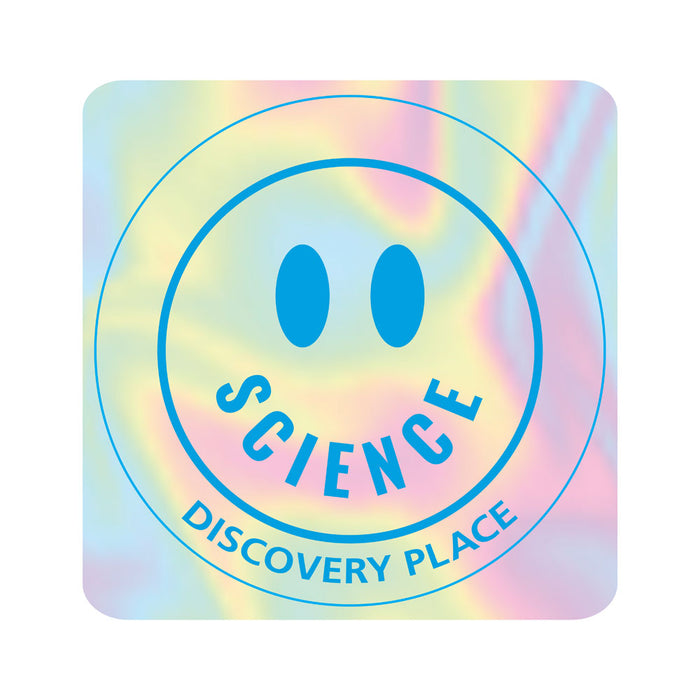 Discovery Place Science Smiley Sticker