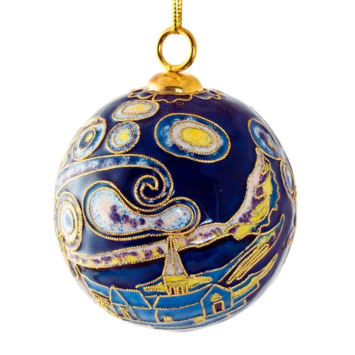 Van Gogh Starry Night Cloisonne Ornament