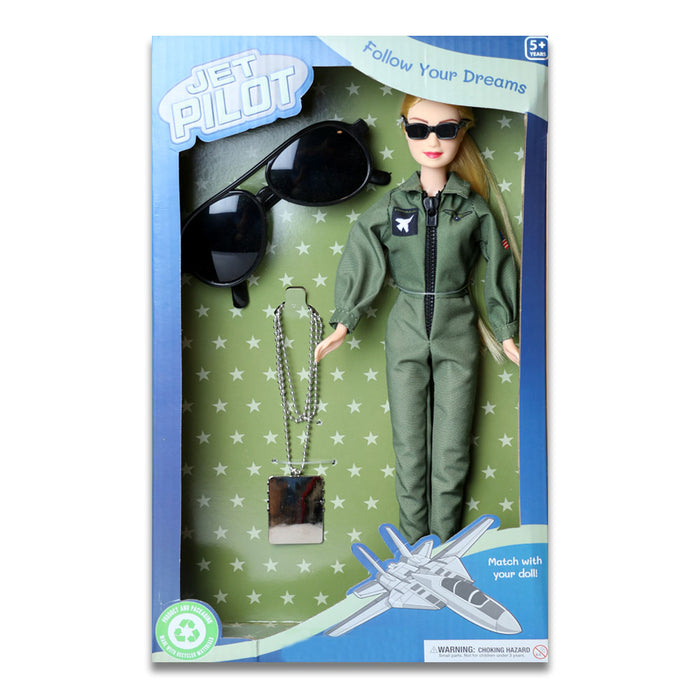 Eco Jet Pilot Doll