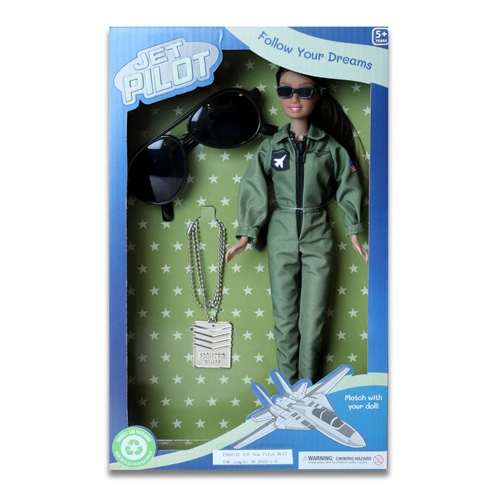 Eco Jet Pilot Doll