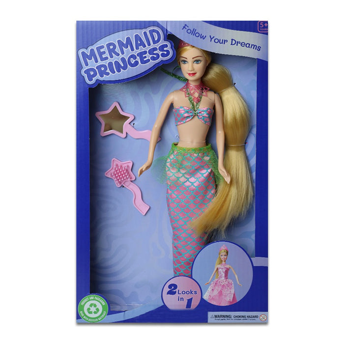 Eco Mermaid Princess Doll