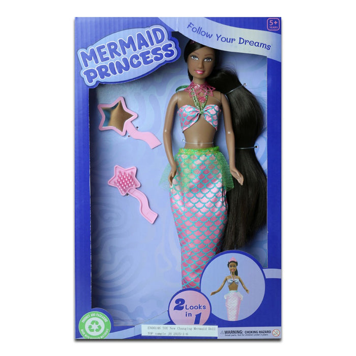 Eco Mermaid Princess Doll