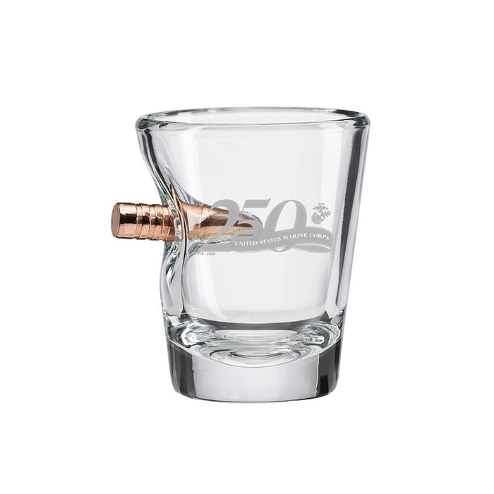 United States Marine Corps 250 Bullet Mini Glass