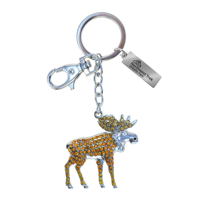 Northwest Trek Wildlife Park Bling Moose Keychain