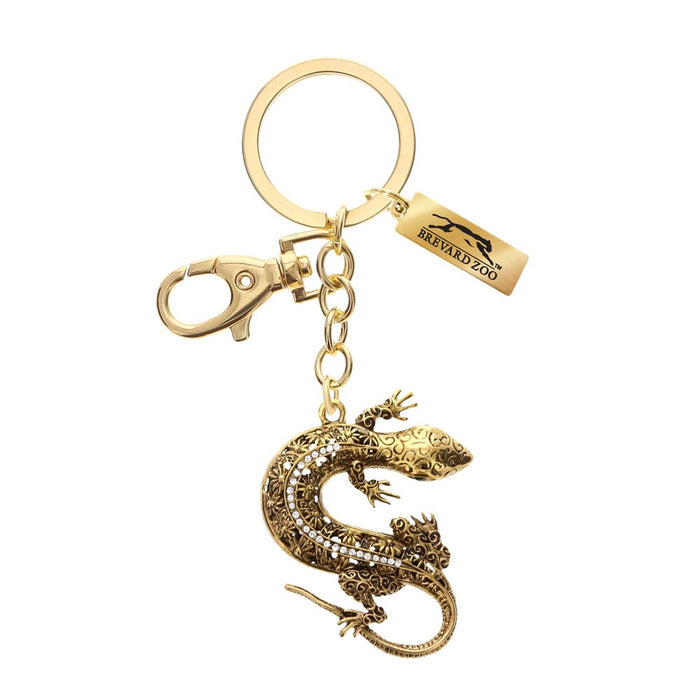 Brevard Zoo Gecko Bling Keychain