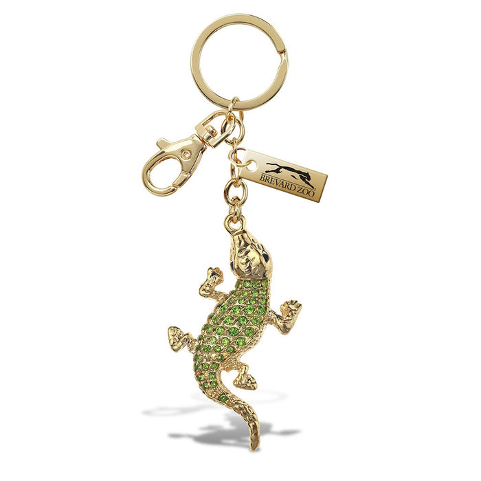 Brevard Zoo Gecko Bling Keychain