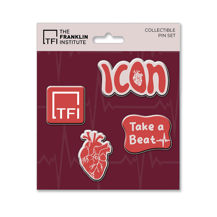 The Franklin Institute Icon Collectible Pin Set