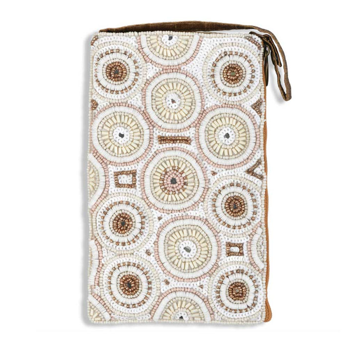 Beaded Gold Circles Bag