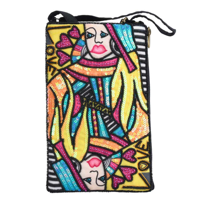 Beaded Queen of Hearts Bag
