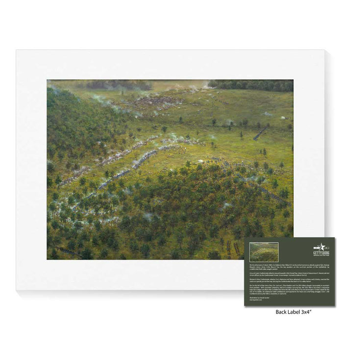 Gettysburg National Military Park David Geister Matted Print