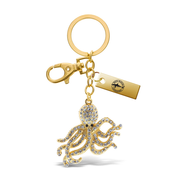 Mote Marine Laboratory Bling Octopus Keychain