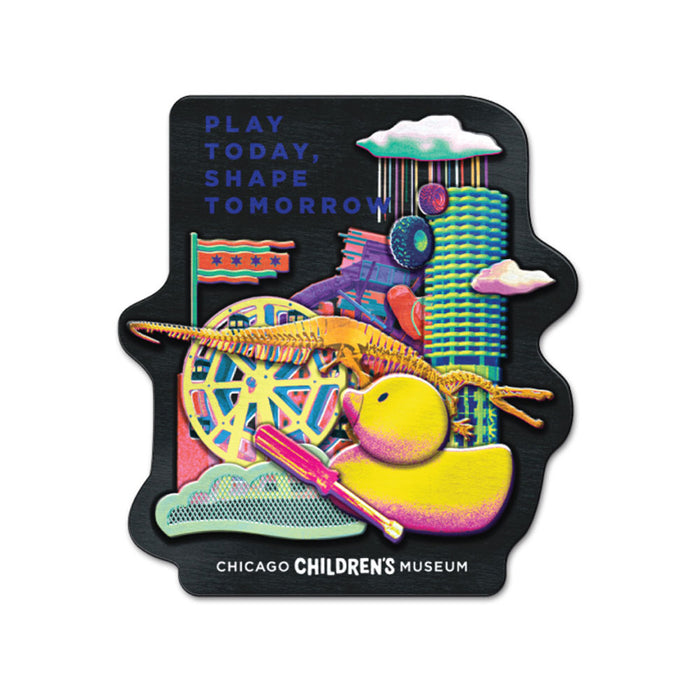 Chicago Children's Museum Duck Collage Magnet