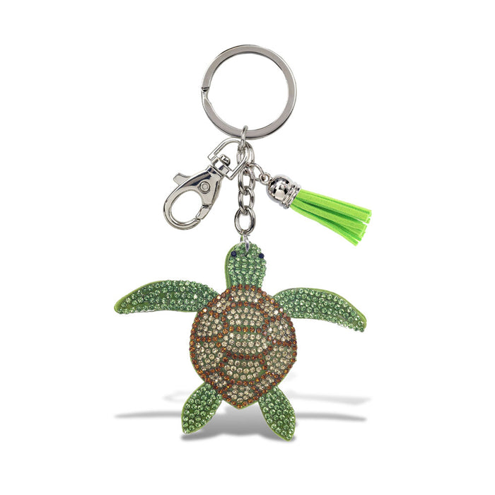 Oklahoma Aquarium Sparkle Sea Turtle Keychain