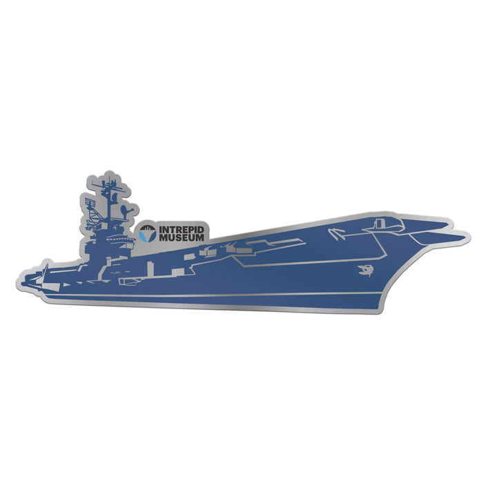 USS Intrepid Large Foil Magnet