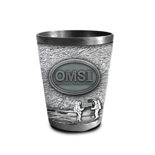 Oregon Museum of Science and Industry Metal Shot Glass