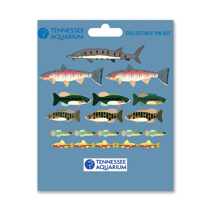 Tennessee Aquarium Fish Pin Set