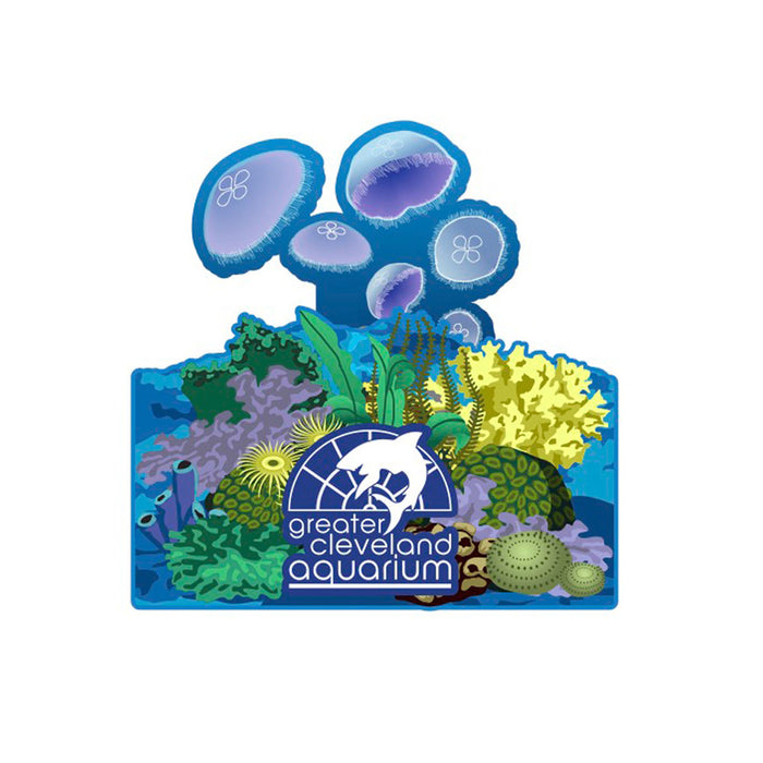 Greater Cleveland Aquarium Jellyfish Pop-Up Magnet