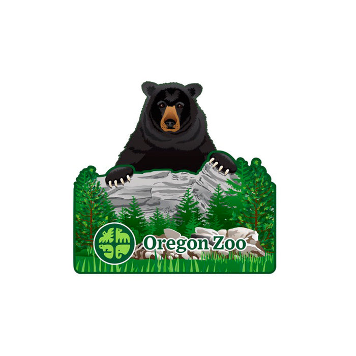 Oregon Zoo Bear Popup Magnet