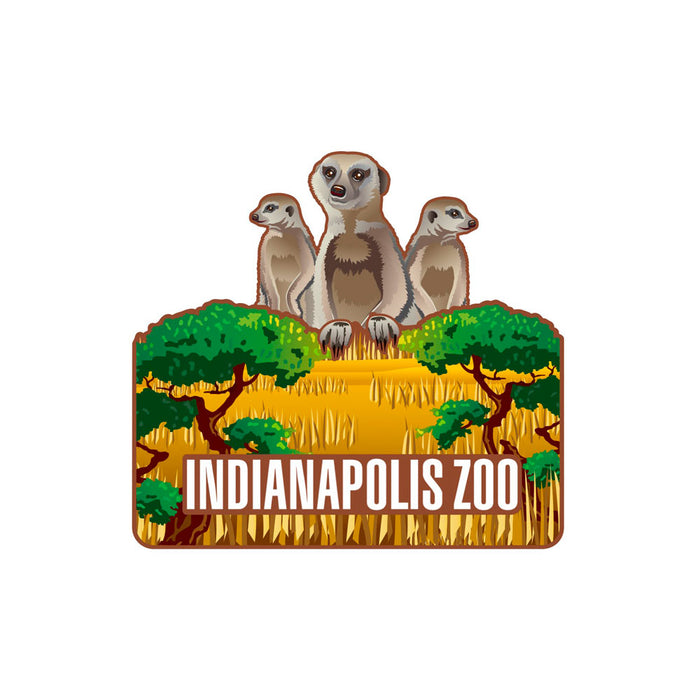 Indianapolis Zoo Meerkat Magnet