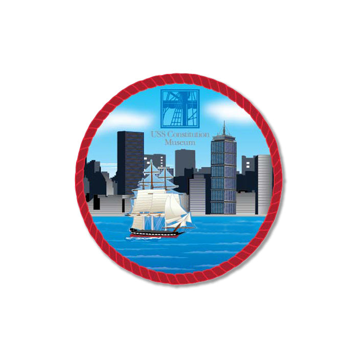 USS Constitution Boat Sliding Magnet