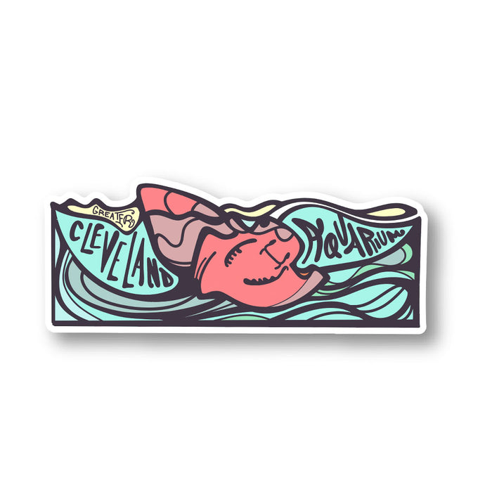 Greater Cleveland Aquarium Stingray Sticker