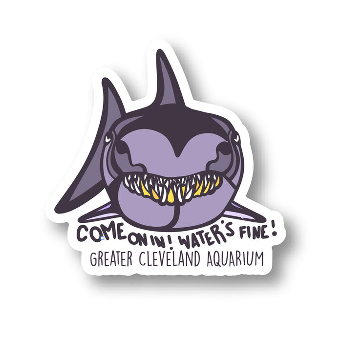 Greater Cleveland Aquarium Shark Sticker